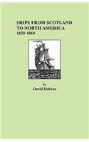 Ships from Scotland to North America