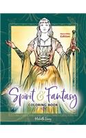 Spirit & Fantasy Coloring Book: Black & White Edition