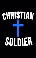 Christian Soldier: 6 x 9 Dotted Dot Grid Notebook for Religious Person, Catholic, Believer & Jesus Lover