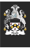 Heald: Heald Coat of Arms and Family Crest Notebook Journal (6 x 9 - 100 pages)