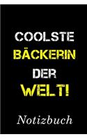 Coolste Bäckerin Der Welt Notizbuch