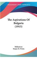 Aspirations Of Bulgaria (1915)