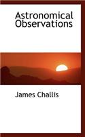 Astronomical Observations