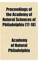 Proceedings of the Academy of Natural Sciences of Philadelphia (17-18)