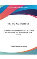 The War and Wall Street