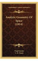 Analytic Geometry of Space (1914)