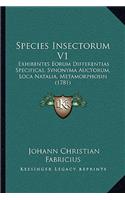 Species Insectorum V1