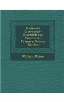 Nieuwere Literatuur-Geschiedenis, Volume 3