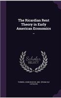 The Ricardian Rent Theory in Early American Economics ..