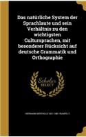 Das natürliche System der Sprachlaute und sein Verhältnis zu den wichtigsten Cultursprachen, mit besonderer Rücksicht auf deutsche Grammatik und Orthographie