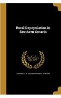 Rural Depopulation in Southern Ontario