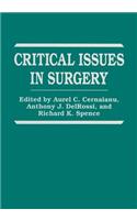 Critical Issues in Surgery