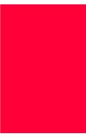 Journal Carmine Red Color Simple Plain Red