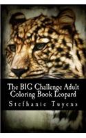 BIG Challenge Adult Coloring Book Leopard