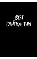 Best Identical twin Journal Gift: White Lined Notebook / Journal/ Dairy/ planner Family Gift, 120 Pages, 6x9, Soft Cover, Matte Finish