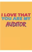 I Love That You Are My Auditor