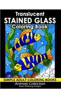 Translucent Stained Glass Coloring Book