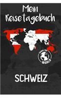 Mein Reisetagebuch Schweiz: Reisejournal für den Urlaub - inkl. Packliste & Checkliste - Erinnerungsbuch für Sehenswürdigkeiten & Ausflüge - Notizbuch als Geschenk, Abschiedsge