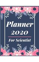 Planner 2020 for Scientist: Jan 1, 2020 to Dec 31, 2020: Weekly & Monthly Planner + Calendar Views (2020 Pretty Simple Planners)