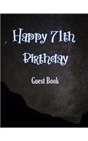 Happy 71th Birthday Guest Book