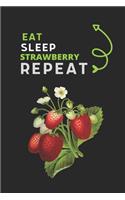 Eat Sleep Strawberry Repeat