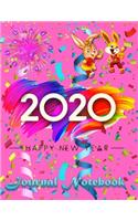 Happy New Year 2020 journal notebook
