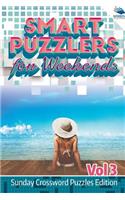 Smart Puzzlers for Weekends Vol 3: Sunday Crossword Puzzles Edition