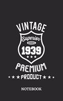 1939 Vintage Superior Premium Product Notebook