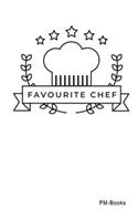 Favourite Chef: Blanko A5 Notizbuch oder Heft für Schüler, Studenten und Erwachsene(427 Logos Und Designs)
