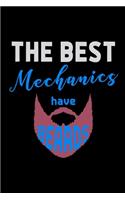 The Best Mechanics Have Beards: Food Journal - Track Your Meals - Eat Clean And Fit - Breakfast Lunch Diner Snacks - Time Items Serving Cals Sugar Protein Fiber Carbs Fat - 110 Pag