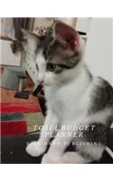 Tosia Budget Planner: We can hang it on the fridge or magnetic board so that the whole family can use it. Large size, 146 pages.(2 Cats)