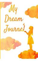 My Dream Journal: Self Exploration and Reflection, Black and White Illustrated, Double Page Spread, Dream Log, Medium Size