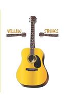 Yellow Strings: Guitar Tabs Book with 100 Pages and a Glossy Cover