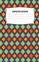 Composition Notebook: Mexican Huichol Notebook Wide Ruled Diary Practice Journal Notepad Organizer: Adults Kids Youth: University, High School, Kindergarten, Elementary S