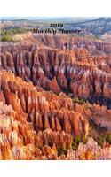 2019 Monthly Planner: Bryce Canyon