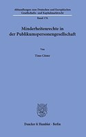 Minderheitenrechte in Der Publikumspersonengesellschaft