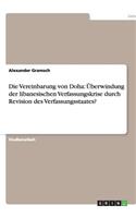 Die Vereinbarung von Doha
