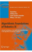 Algorithmic Foundations of Robotics IX