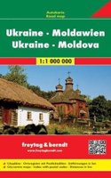 Ukraine - Moldova Road Map 1:1 000 000
