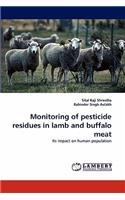 Monitoring of pesticide residues in lamb and buffalo meat
