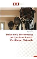 Etude de la Performance Des Systèmes Passifs