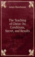 Teaching of Christ: Its Conditions, Secret, and Results