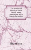 provincial letters of Blaise Pascal