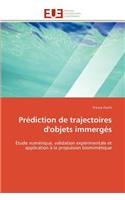 Prédiction de trajectoires d'objets immergés