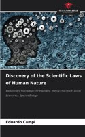 Discovery of the Scientific Laws of Human Nature