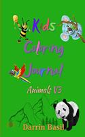 Kids Coloring Journal Animals V3