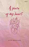 Poetry book A piece of my heart