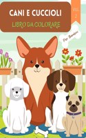 Cani e Cuccioli Libro da Colorare