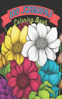100 Flowers Coloring Book
