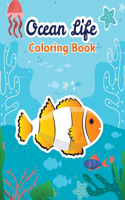 ocean life coloring book for kids Ages 4 to 10
